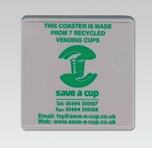 100mm Square Cup Coaster (10 Pack)